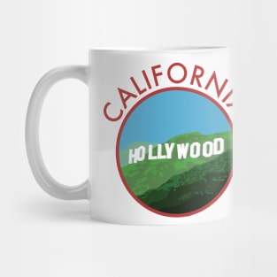 California Hollywood Badge Mug